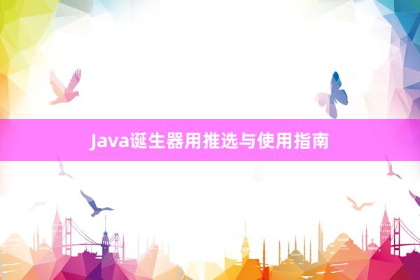 Java诞生器用推选与使用指南